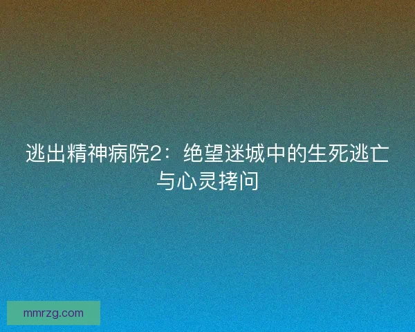 逃出精神病院2：绝望迷城中的生死逃亡与心灵拷问
