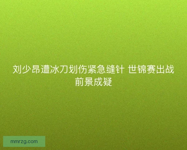 刘少昂遭冰刀划伤紧急缝针 世锦赛出战前景成疑